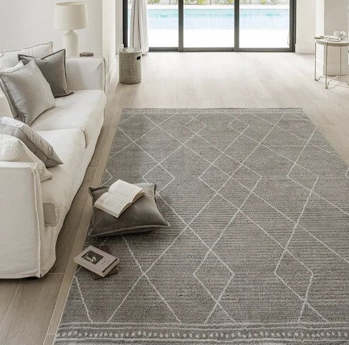 Diamond Striped Grey Zigzag Mat - Image 2