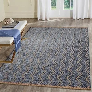 Non Slip Geometrical Zigzag Rug