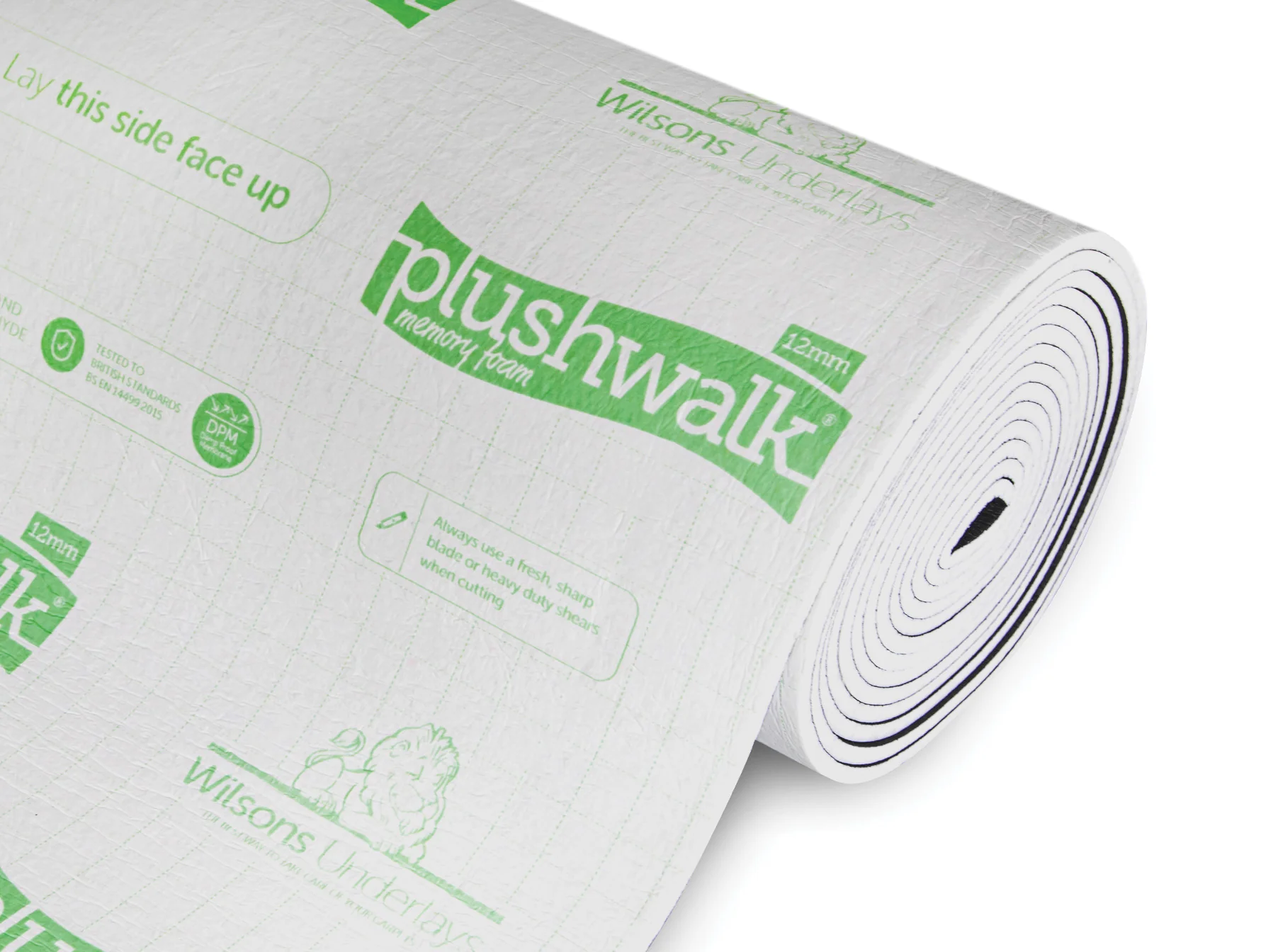Wilsons Plushwalk 12mm Carpet Underlay