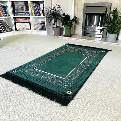 Mihrab Patterned Original Luxury Velvet Prayer