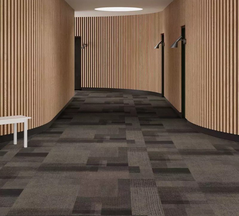 Rewoven Mono Grey Wall to Wall Office Carpet