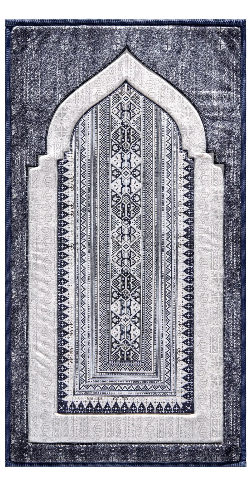 Engraved Velvet Prayer Rug – 3-Layer Foam