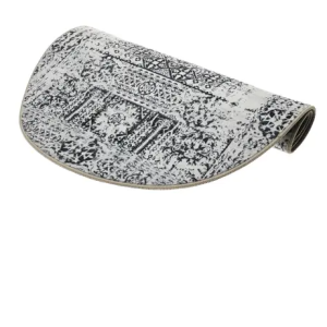 Manasek Al Mihrab Polyester Black & White Prayer Mat