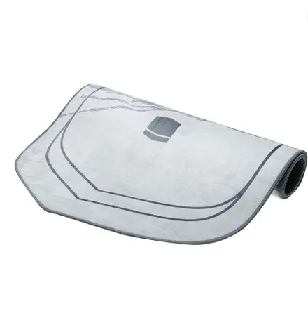 Manasek Al Mihrab Polyester Gray Prayer Mat