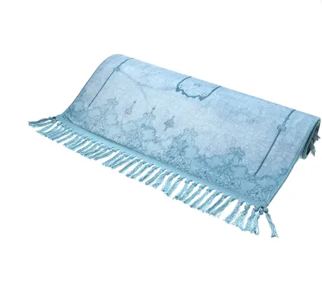 Manasek Yusr L' AlMudakir Polyester Violet Prayer Mat