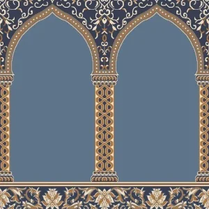 Sky Blue Hira Masjid Carpet