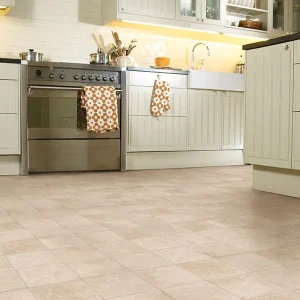 Soft Step Tile Effect Vinyl Flooring
